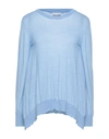 Semicouture Sweaters In Sky Blue
