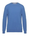 Kangra Cashmere Sweaters In Slate Blue