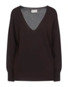 Drumohr Sweaters In Dark Brown