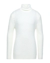 Les Copains Turtlenecks In White