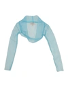 ALETTA ALETTA TODDLER GIRL WRAP CARDIGANS SKY BLUE SIZE 6 POLYAMIDE, ELASTANE,39603957CW 4