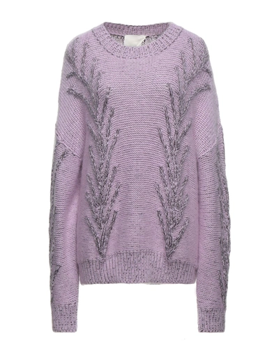 Marco De Vincenzo Sweaters In Lilac