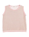 Vicolo Toddler Girl Sweater Antique Rose Size 6 Cotton, Polyester, Polyamide In Pink