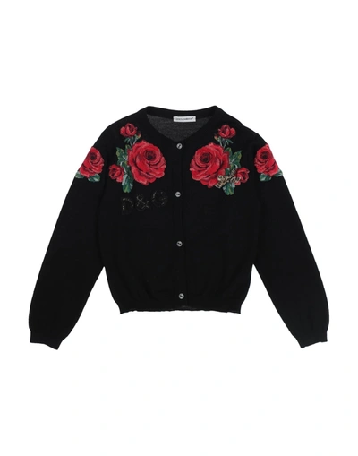 Dolce & Gabbana Kids' Cardigans In Black