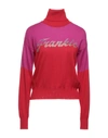 Frankie Morello Turtlenecks In Red