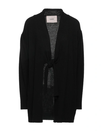 Floor Cardigans In Black