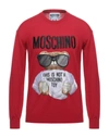 Moschino Sweaters In Red