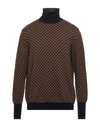 Drumohr Turtlenecks In Brown
