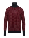Drumohr Turtlenecks In Brick Red