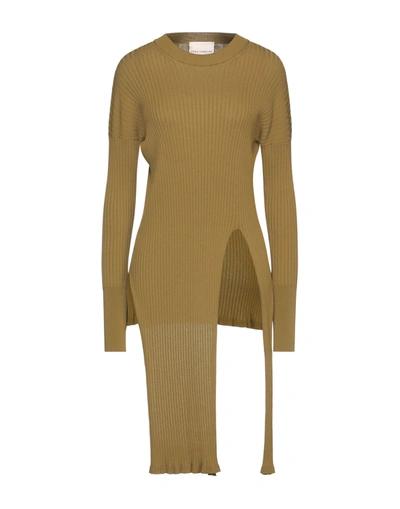 Erika Cavallini Sweaters In Military Green