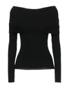 Elisabetta Franchi Sweaters In Black
