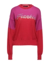 Frankie Morello Sweaters In Red