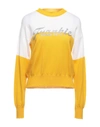 Frankie Morello Sweaters In Yellow