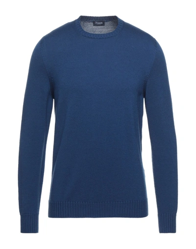 Drumohr Sweaters In Dark Blue