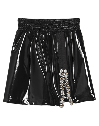 Frankie Morello Mini Skirts In Black