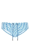 Fendi X Sarah Coleman Ff Vertigo Swim Briefs In Turquoise / White