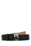 BURBERRY BLACK LEATHER BELT ND BURBERRY DONNA S