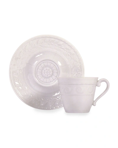 Bernardaud Louvre Coffee Cup In White