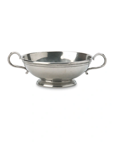 Match Low Footed Bowl With Handles