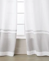 Amity Home Orfeo Linen Curtain, Single In White/natural