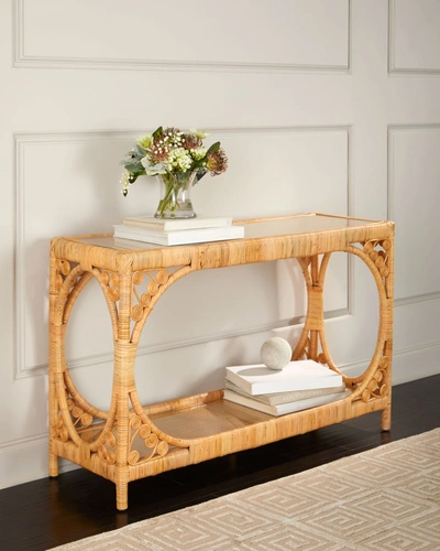 Jamie Young Primrose Console Table In Brown