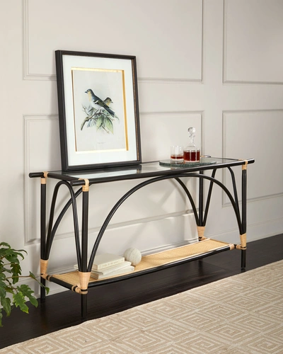 Jamie Young Xanadu Console Table In Black