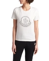 Moncler Crew Neck T-shirt In Natural
