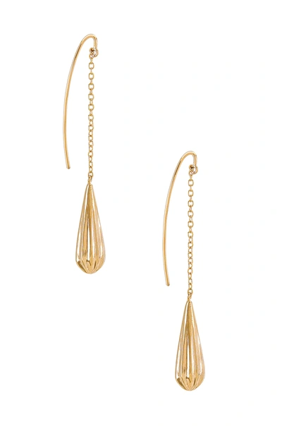 Soko Shujaa Threader Earrings In Gold
