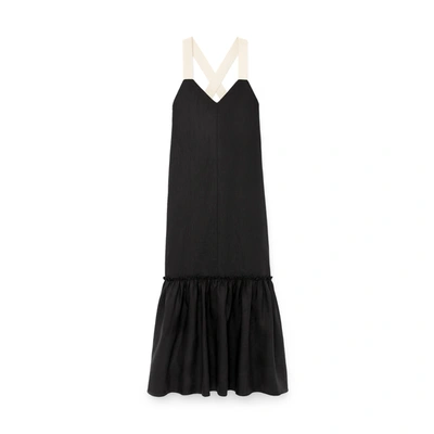 G. Label Nejame Open-back Maxidress In Black