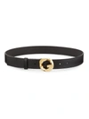 GIVENCHY G-CHAIN LEATHER BELT,400014148140