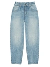 MAJE PROMESSO PAPERBAG WAIST HIGH-RISE OVERSIZED JEANS,400008035096