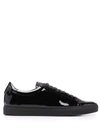 GIVENCHY URBAN STREET PATENT LEATHER SNEAKERS