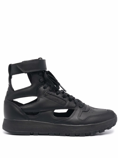 Maison Margiela Tabi High-top Sneakers In T8013 Black