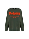 ALEXANDER MCQUEEN ALEXANDER MCQUEEN GRAFFITI PRINTED SWEATSHIRT