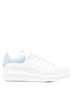 Alexander Mcqueen Oversized Lace-up Sneakers In White/black