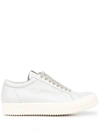 RICK OWENS LOGO-PATCH LACE-UP SNEAKERS
