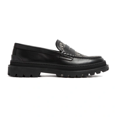Dior Homme  Explorer Loafers Shoes In Black