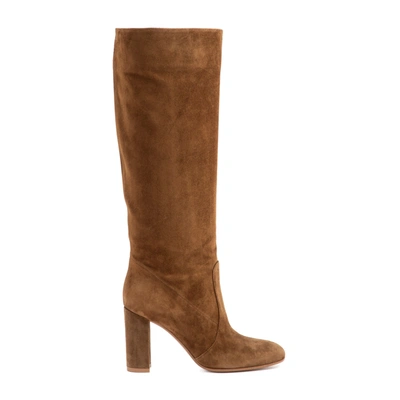 Gianvito Rossi Glen Boots Shoes In Brown