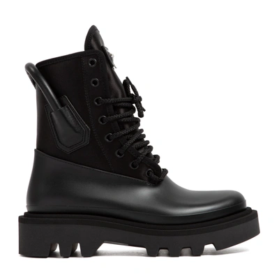 Givenchy Combact Boots Shoes In Black