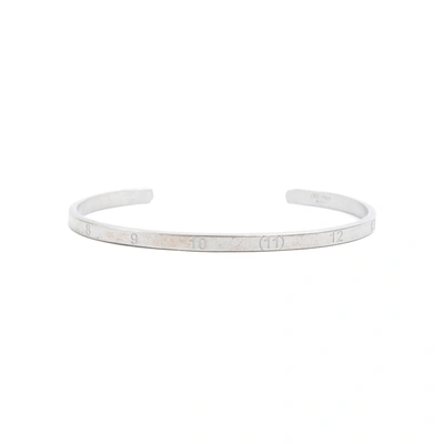 Maison Margiela Number Cuff Bracelet Jewellery In Metallic