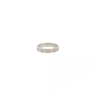 Maison Margiela Silver Number Ring Jewellery In Metallic