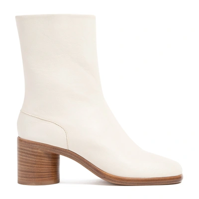 Maison Margiela Tabi Booties Shoes In White