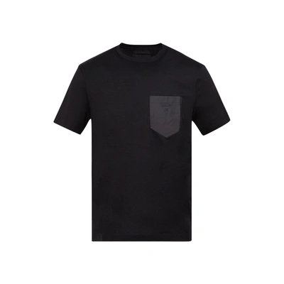Prada Cotton T-shirt Tshirt In Black