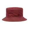 Maison Michel Nylon Bucket Hat In Red
