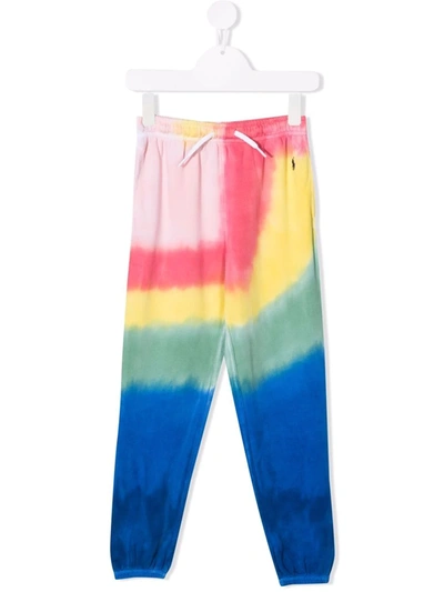 Ralph Lauren Kids' Little Girl's & Girl's Tie-dye Terry Joggers In Neutral