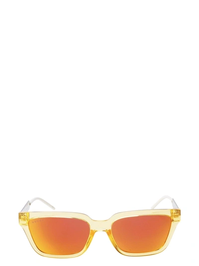 Gucci Gg0975s Transparent Orange Male Sunglasses