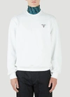 PRADA PRADA LOGO CREWNECK SWEATSHIRT