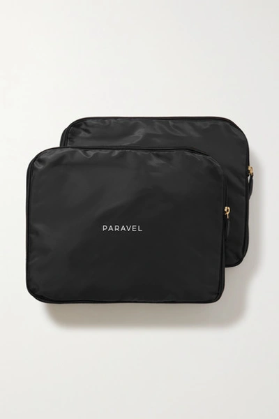 Paravel + Net Sustain Compression Cube Duo In Black