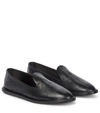 MAX MARA LEE LEATHER LOAFERS,P00570672