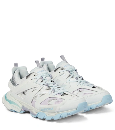 Balenciaga Track.2 Low-top Trainers In Light Blue
